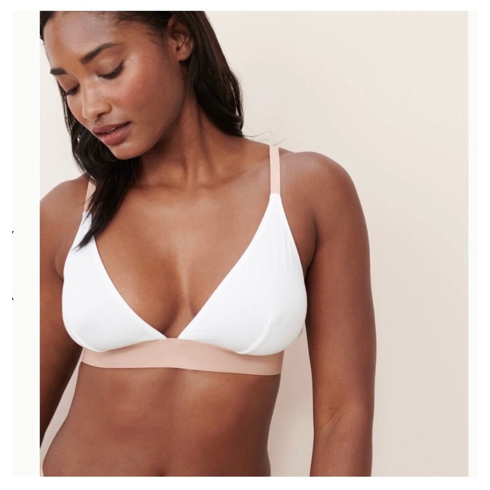 NEGATIVE UNDERWEAR x Jenni Kayne Whipped Triangle Bralette Size 1
